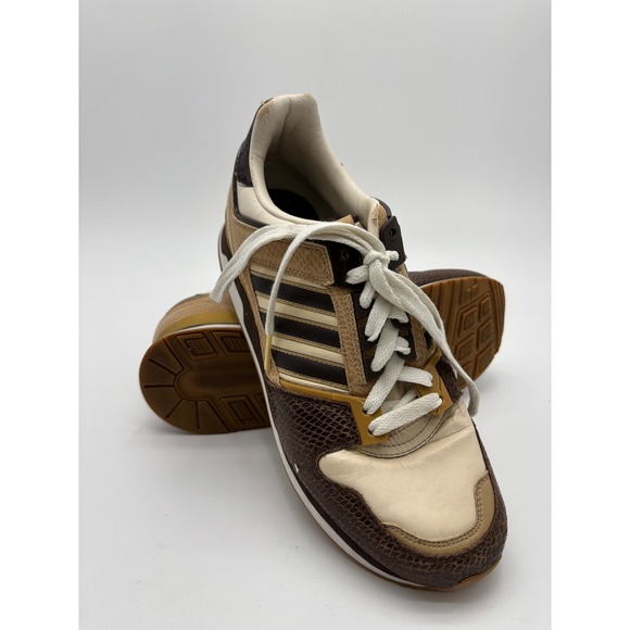 adidas Other - Adidas ZX 8000 Mens 8.5 Brown Snakeskin Animal Print Retro Sneakers SA2-2